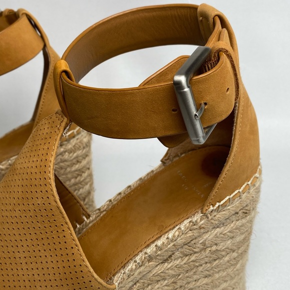 MARC FISHER leather tweed wedges sz 9.5 - Picture 2 of 7